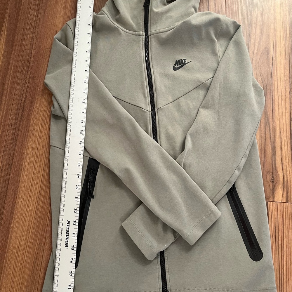 Nike Tech Gray Hoodie with Black Trim